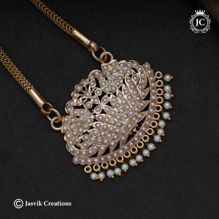 547-Pearl Peacock Dollar Chain - JCCH547- 24 1099 30 1199 (3)