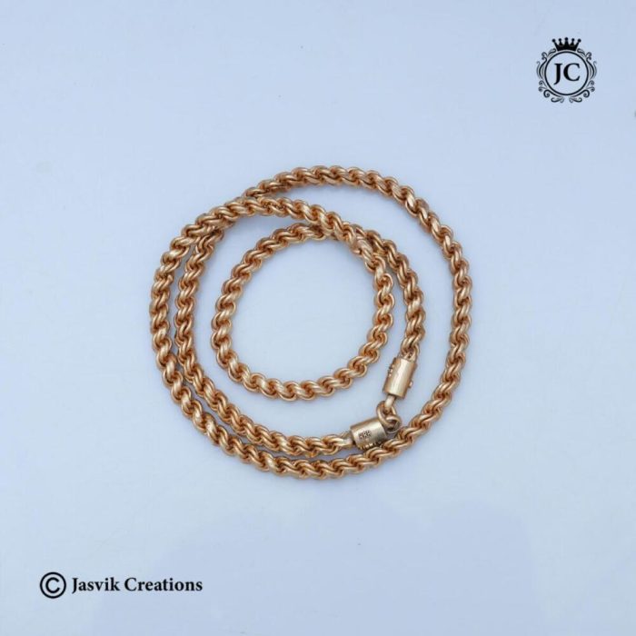 573 Pure Impon Thik Murukku Chain JCCH573 - 1999 (4)