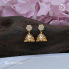 653 Impon Full White Jhumka- JCER653 - 399 (2)