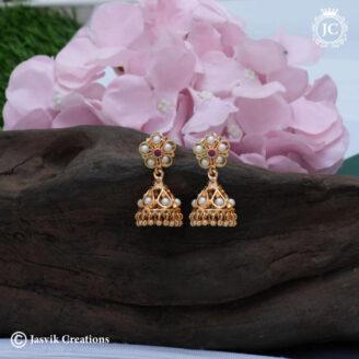 Traditional Detachable  Pearl  Jhumka -  JCER654