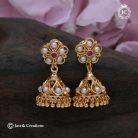 654 Tradital Detachable PEarl Jhumka - JCER654 - 350 (5)