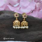 660 PRemium Budget Freindly ( Red White ) Jhumka - JCER660 - 250 (3)