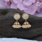 661 Traditional Pearl0 Jhumka - JCER661 - 550