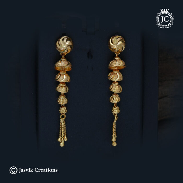 671 Fromin gGold Look Ear Rings - JCER671 250