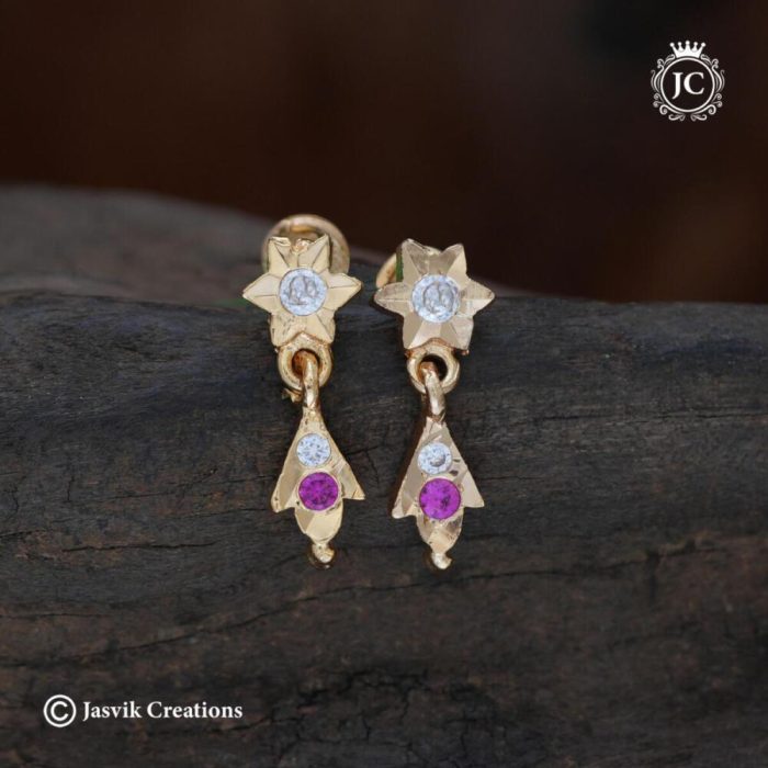673 Impon Kids Ear Ring- JCER673 - 120