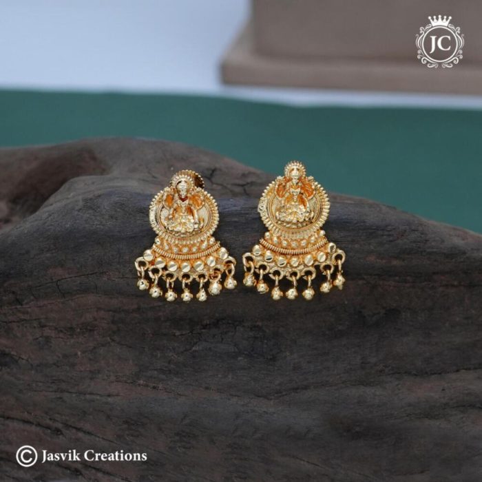 675 Micro Laskhmi Ear Ring- JCER675 -99 (2)