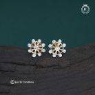 676 Microplated AD White Stone Stud - JCER676- 120