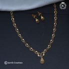 689 Microplated-Drop-NEcklace---550--JCNL689 (---Black--) (1)