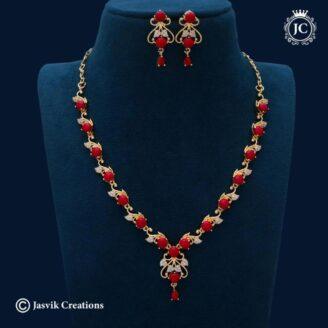 Microplated Corel Necklace - JCNL718