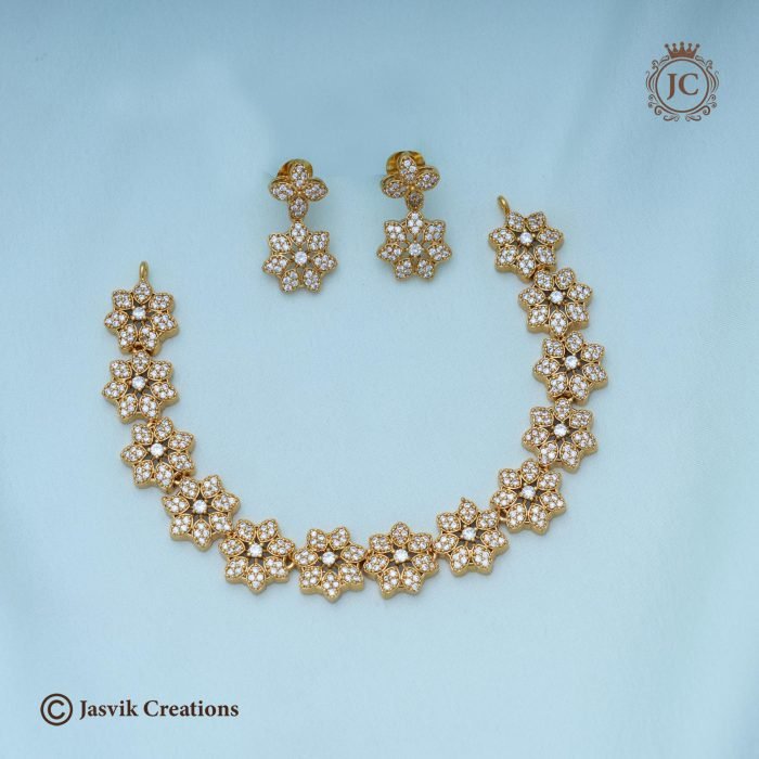 724 Premium White Flower NEcklace - JCNL724 -650 (5)