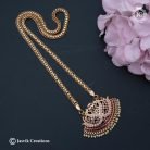 Double Swean Rubuy with Dollar Chain - JCCH556 - 24 1099 30 1199 (2)