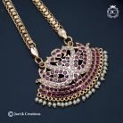 Double Swean Rubuy with Dollar Chain - JCCH556 - 24 1099 30 1199 (3)