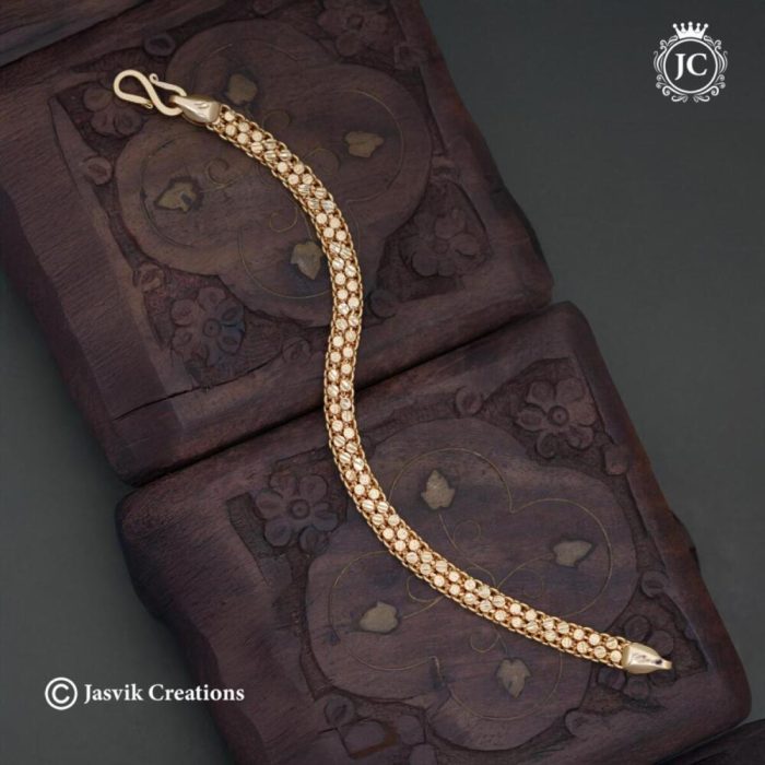 116 Microplated MEns Round Design Bracelet-JCBT116 -450 (5)