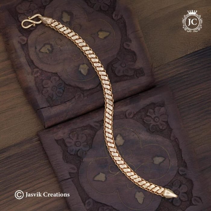 117 Microplated MEns S Pattern Bracelet-JCBT117 -450 (4)