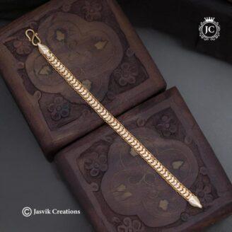 Microplated Mens Heartin  Bracelet - JCBT118