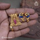 121 Premium-Antique-Real-Gold-look-Gopuram-with-Meenashi-Pendent-Set- JCPT121 -650-(4)