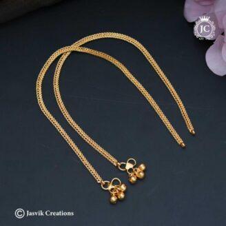 Microplated-Gold-look-Anklet - JCAT035