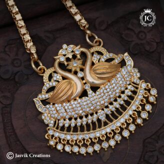 596 AD Double Swan Full white Dollar Cahin ( 24 Only)- JCCH596 – 899 (2)