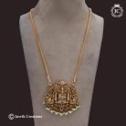 607 Heavy Anique LAkshmi dollar With Thick Microplated ox Chain - 30 Only-JCCH607 - 1999 (3)