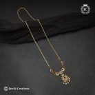 608 Simple Antique Dollar with microplated Chain 24 Only - 725 - JCCH608 -(3)