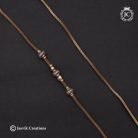 613 Microplated Ad Ball Mugappu Chain ( Mult, ( 24 Only)- JCCH613 -550 (2)