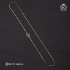 619 Microplated AD Lakshmi Mugappu Chain(Red White) 24 Inch JCCH619 - 550 (2)