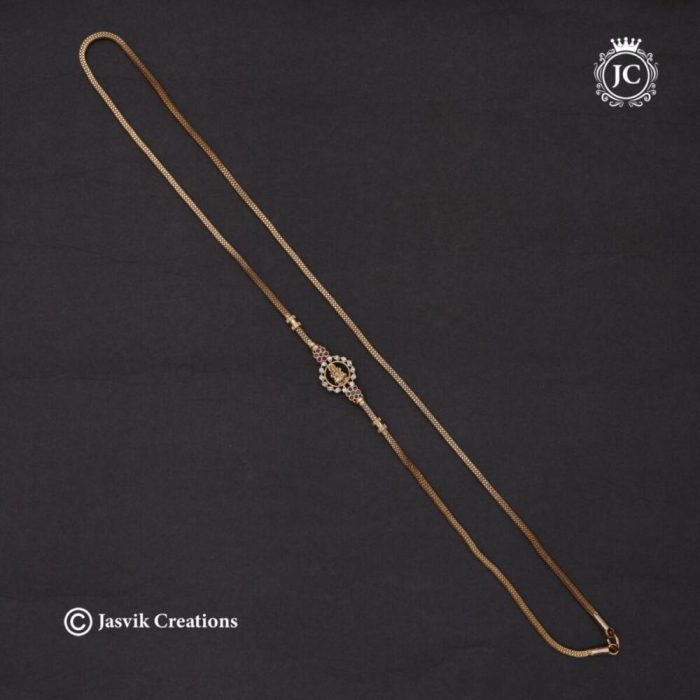 620 Microplated AD Lakshmi Mugappu Chain( Multi ) 24 Inch JCCH620 - 550 (3) 620 Microplated AD Lakshmi Mugappu Chain( Multi ) 24 Inch JCCH620 - 550 (3)