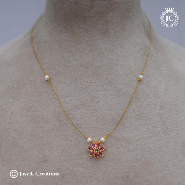 624 Simnple Invisible NEcklace -JCNL624 - 170