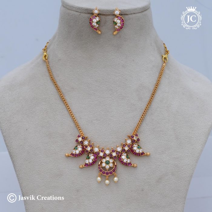 626 Premium Real Kemp Necklace- JCNL626 - 850 (2)