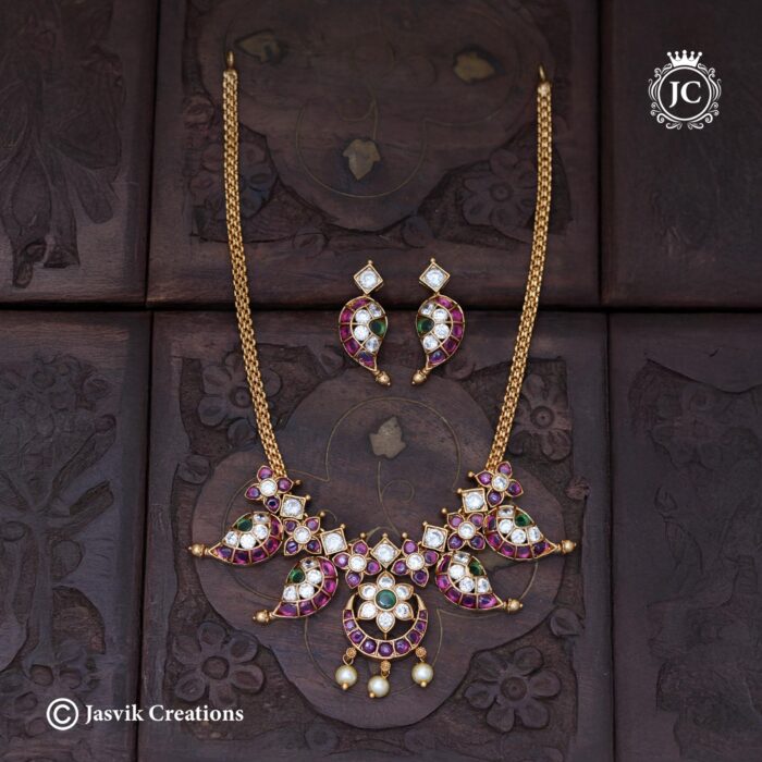 626 Premium Real Kemp Necklace- JCNL626 - 850 (3)