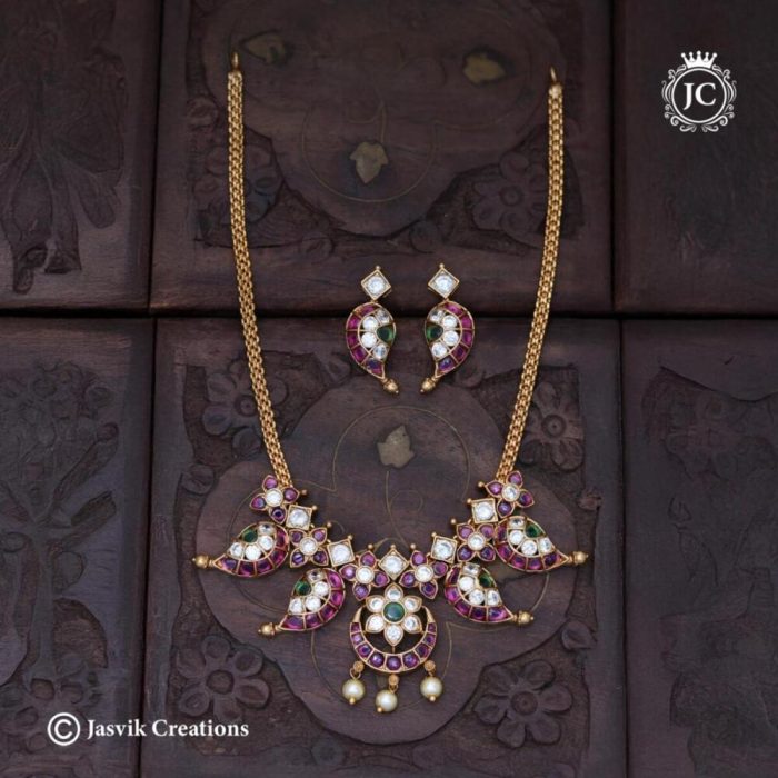 626 Premium Real Kemp Necklace- JCNL626 - 850 (3)
