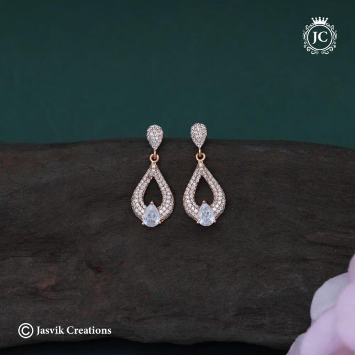 683 Diamond-Rose-Gold-Ear-rings--JCER683 -250-(3)