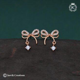 Rose-Gold-Trendy-Ear-Rings - JCER687