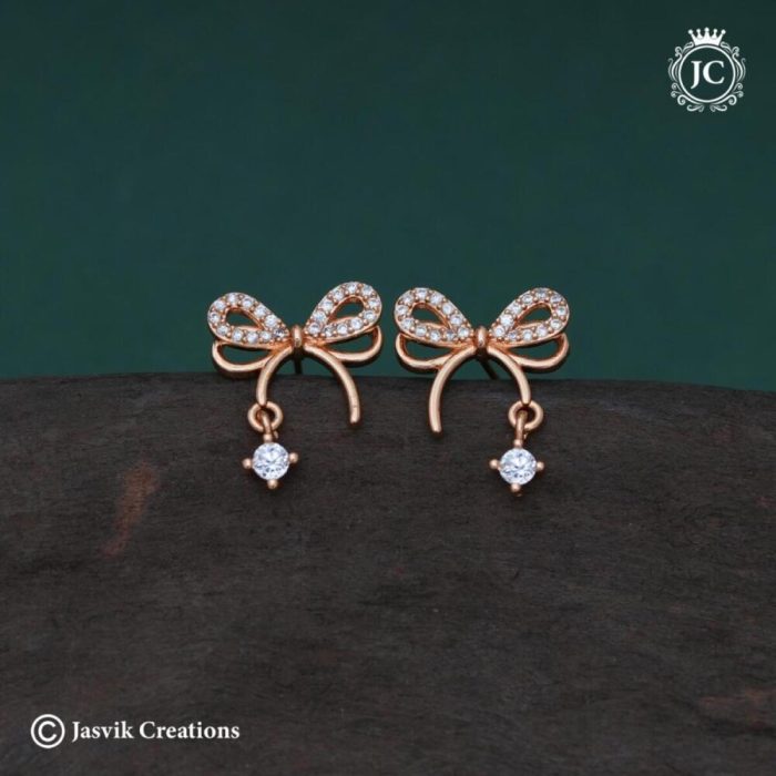 687 Rose-Gold-Trendy-Ear-ings- JCER687 -120-(3)
