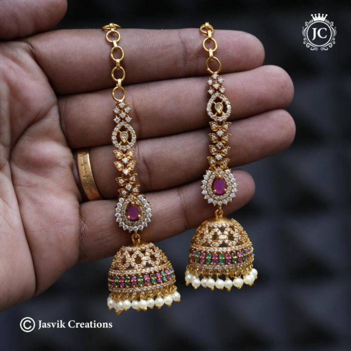 696 Premium ADL JHumka Attached Mattal -JCER696 - 550 (2)