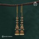 697 Premium Real Kemp Lotus JHumka Attached Mattal- JCER697 - 750 (2)