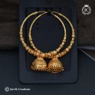 702 Microplated-Ring-with-jhumka-Big-- JCER702 -375-(1)