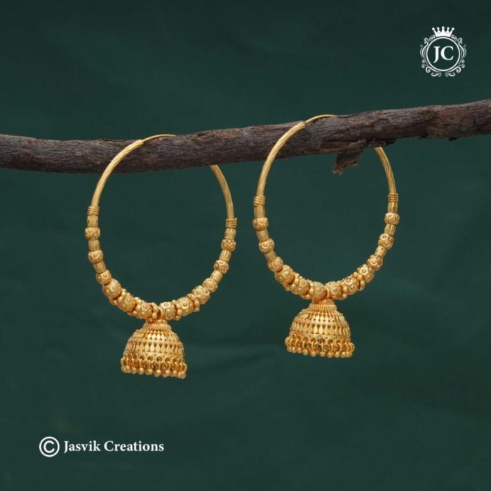 702 Microplated-Ring-with-jhumka-Big-- JCER702 -375-(3)