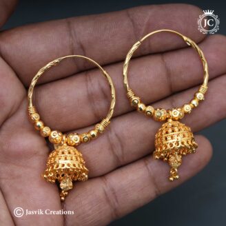 705 Microplated-Ring-with-Jhumka-Medium-Size JCER705—325-(4)