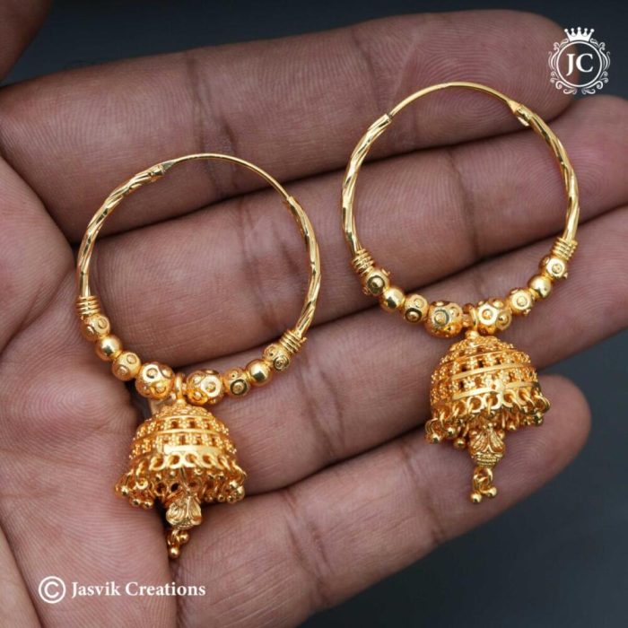 705 Microplated-Ring-with-Jhumka-Medium-Size JCER705---325-(4)