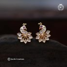 719 Peacock Impon Ear Ring - JCER719- 199