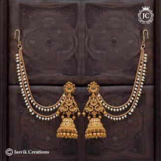 Jhumka with Mattal Ear Ring Combo - JCER727