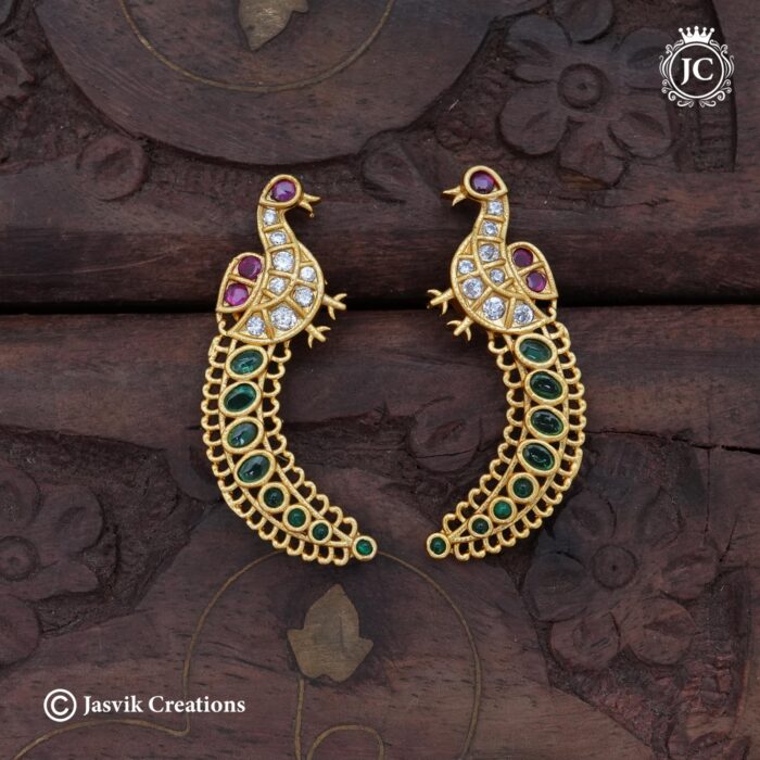 728 Premium Cute Peacock Studc- JCER728 - 399