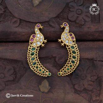 Premium Cute Peacock Stud -  JCER728