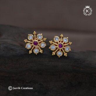 Impon Diamond Replica Ear Rings - JCER735