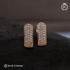 739 Microplated J Type AD Ear Rings-739 - 150