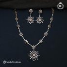 740 Diamond-Microplate-Star-Necklace- JCNL740 --850-(4)