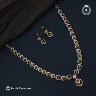 Microplated-AD-Diamond-look-Necklace - JCNL743