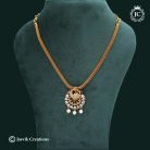 747 Premium PEacock Simple Necklace-JCNL747- 299 (2)