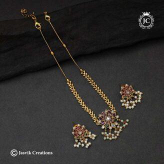 Premium Lotus Simple Necklace - JCNL756